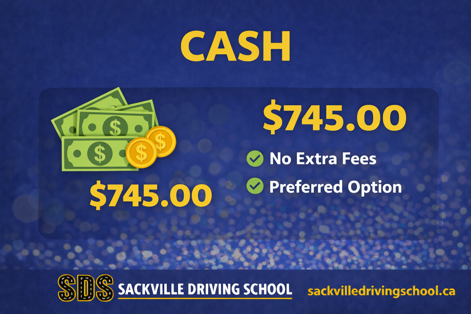Sackville Driving School CC Payment